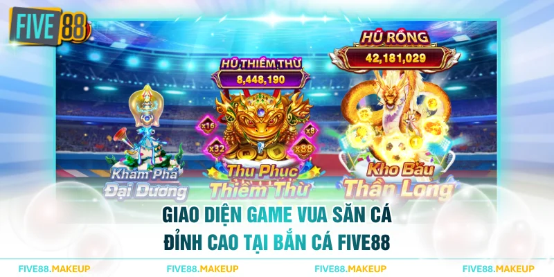 Giao diện game Vua Săn Cá đỉnh cao tại bắn cá FIVE88